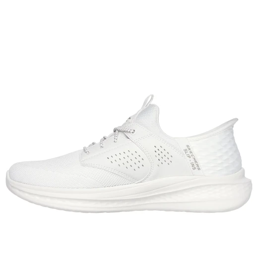 Skechers Men's Slip-ins Relaxed Fit Slade Caster Walking Shoes Off White Size 42 With Heel Pillow and Air Cooled Memory Foam Insole for Convenient Comfort and Arch Support - Skechers - Image 4