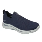 Skechers Men's GO WALK Arch Fit Iconic Navy Athletic Sneakers: Breathable Knit Upper, Removable Arch Fit Insole, Lightweight ULTRA GO Midsole, Size 41 - Skechers