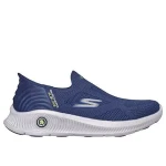 Skechers Hands Free Slip-ins GO WALK Anywhere The Tourist Men's Walking Shoes Stretch Fit Knit Upper Arch Fit Insole Hyper Burst Cushioning Goodyear Rubber Outsole Size 46 Navy - Skechers