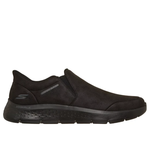 Skechers Men's GO WALK Flex 45 Black Hands Free Slip ins Walking Shoes Vegan Leather Air Cooled Memory Foam Insole Comfortable Laceless Design Size 45 Skechers Men's GO WALK Flex 45 Black Hands Free Slip ins Walking Shoes Vegan Leather Air Cooled Memory Foam Insole Comfortable Laceless Design Size 45