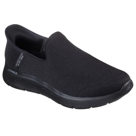 Skechers Men's GO WALK Flex Louis Slip On Shoes Black Featuring Hands Free Slip Ins Technology, Air Cooled Memory Foam Insole, and ULTRA GO Cushioning 40 - Skechers - Image 3