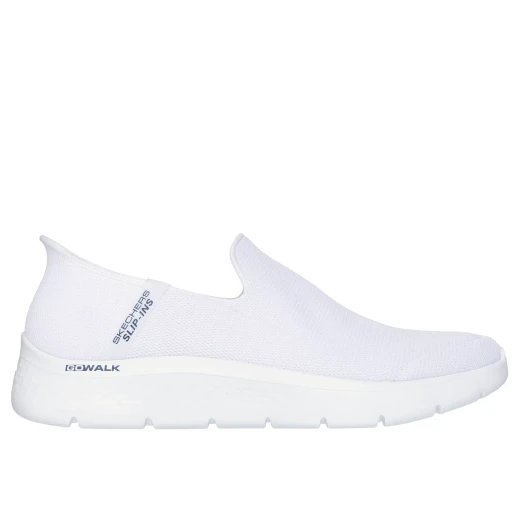 Skechers Men's GO WALK Flex Slip-ins® Laceless Walking Shoes with Heel Pillow™ and Air-Cooled Memory Foam® Comfort Insole, Lightweight ULTRA GO® Cushioning, White, Size 43 - Skechers - Image 2