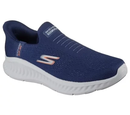 Skechers Men's Go Walk Now Slip-ins Walking Shoes Navy 42 with Hands Free Slip-ins, Air-Cooled Goga Mat Insole, and Ultra Light Cushioning for Easy Comfort and Support - Skechers - Image 3