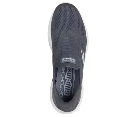 Skechers Men's GO WALK Now Slip-ins 43 White Athletic Walking Shoes with Hands Free Design, Air-Cooled Goga Mat Insole, and Ultra Light Cushioning - Skechers - Image 14