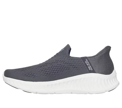 Skechers Men's Hands Free Slip-ins GO WALK Now Sporty Vegan Slip On 46 White with Heel Pillow Air Cooled Goga Mat Insole Ultra Light Cushioning Laceless Fit Walking Shoes - Skechers - Image 15