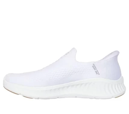 Skechers Men's GO WALK Now Slip-ins 216372 WHT White Comfort Walking Shoes with Hands Free Slip-in Design, Air Cooled Goga Mat Insole and Ultra Light Cushioning, Size 41 - Skechers - Image 5
