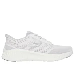 Skechers Men's Hands Free Slip ins GO WALK Now Payton 46 White Sporty Vegan Slip On Walking Shoe Featuring Air Cooled Goga Mat Insole and Ultra Light Cushioning - Skechers
