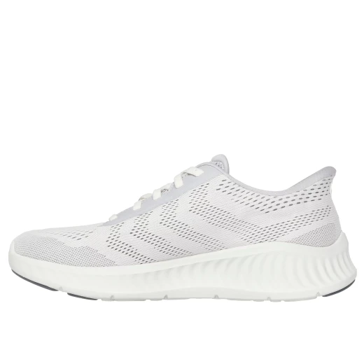 Skechers Men's GO WALK NOW 40 White Slip-On Walking Shoes with Hands Free Slip-ins, Air-Cooled Goga Mat Insole, and Ultra Light Cushioning for All Day Comfort - Skechers - Image 5