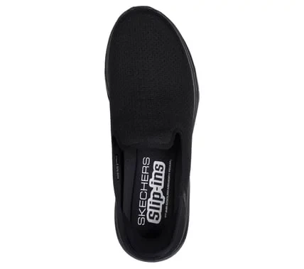Skechers Men's GO WALK 7 Daley 2 Hands Free Slip-ins Black 41 Featuring Air Cooled Memory Foam Ultra Go Cushioning and Hyper Pillar Technology Vegan Design - Skechers - Image 5