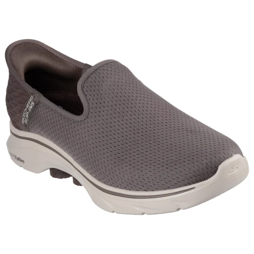 Skechers Men's Hands Free Slip-ins GO WALK 7 Daley 2 Taupe Walking Shoes Featuring Air Cooled Memory Foam Ultra Go Cushioning and Hyper Pillar Technology Size 41 Skechers Men's Hands Free Slip-ins GO WALK 7 Daley 2 Taupe Walking Shoes Featuring Air Cooled Memory Foam Ultra Go Cushioning and Hyper Pillar Technology Size 41