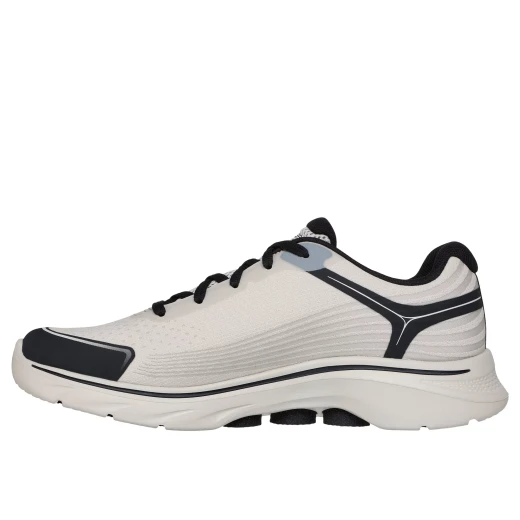 Skechers Men's Go Walk 7 Alen Walking Shoes White Size 45 Featuring Air Cooled Goga Mat Insole for All Day Comfort and Breathability - Skechers - Image 10