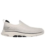 Skechers Men's Go Walk 7 Taupe Walking Shoes 45 with Stretch Fit Upper, Air Cooled Goga Mat Insole, Lightweight Ultra Go Cushioning, and Hyper Pillar Technology - Skechers