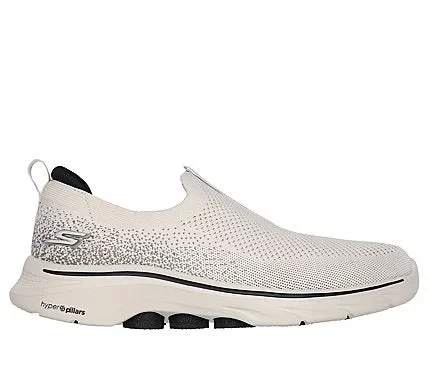 Skechers Men's Go Walk 7 Taupe Walking Shoes 45 with Stretch Fit Upper, Air Cooled Goga Mat Insole, Lightweight Ultra Go Cushioning, and Hyper Pillar Technology - Skechers - Image 2