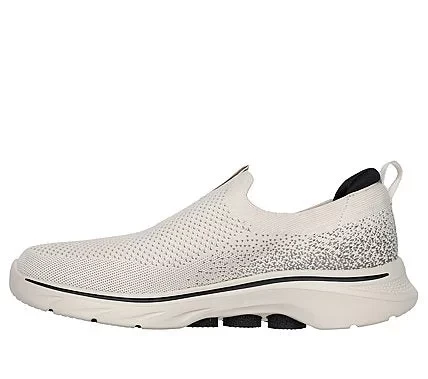 Skechers Men's Go Walk 7 Taupe Walking Shoes 45 with Stretch Fit Upper, Air Cooled Goga Mat Insole, Lightweight Ultra Go Cushioning, and Hyper Pillar Technology - Skechers - Image 4