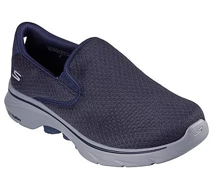 Skechers Men's GO WALK 7 Laceless Walking Shoes with Air Cooled Goga Mat Insole and Ultra GO Cushioning. Features Hyper Pillar Technology. Size 40, Taupe Color. - Skechers - Image 6