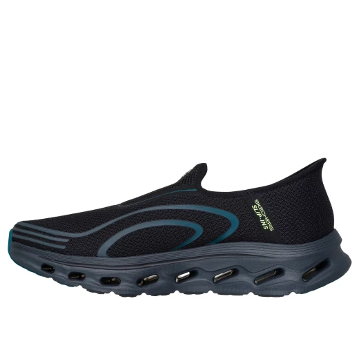 Skechers Men's GO WALK Glide Step 2.0 Walking Shoes Black Size 42.5 Miles Collection Comfortable Lightweight Design for Everyday Wear - Skechers - Image 4