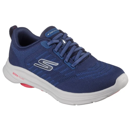 Skechers Men's Go Walk 8 Slip-ins Navy Blue Walking Shoes with Air-Cooled Goga Mat Insole and Ultra Pillars for Support - Size 46 - Skechers - Image 2