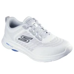 Skechers Men's Go Walk 8 Nadia Hands Free Slip-ins Athletic Walking Shoes in White, Featuring Air-Cooled Goga Mat Insole and Ultra Pillars for Support - Size 46 - Skechers