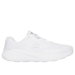Skechers GOrun Now Lightdrive Men's Running Sneaker with Air Cooled Goga Mat Insole and Ultra Flight Cushioning White 40