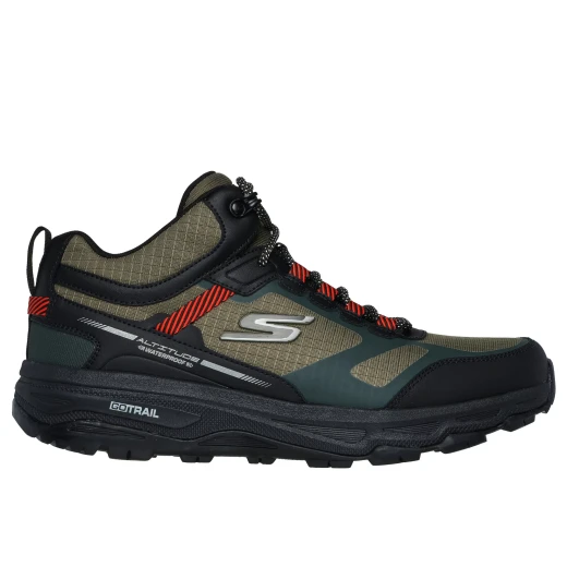 Skechers Go Run Trail Altitude Waterproof Men's Running Shoes Olive 41 - Skechers - Image 2