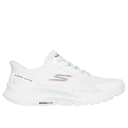 Skechers Men's GO RUN Consistent 2.0 Slip-ins Athletic Shoes with Hands Free Design Featuring Responsive ULTRA LIGHT Cushioning and Air-Cooled Memory Foam Insole 40 White