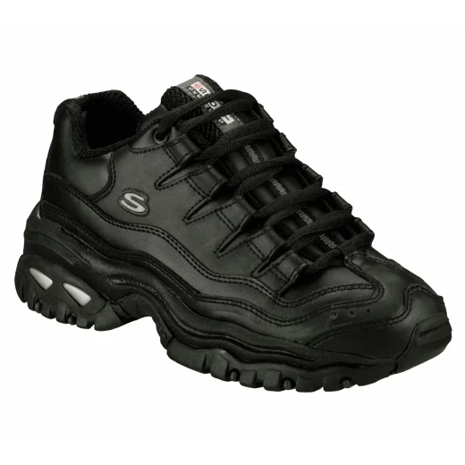 Skechers Women's D'Lites Blooming Path Sneakers Black Leather and Mesh Upper Air Cooled Memory Foam Insole Sporty Fashion Lace Up Design Size 39.5 Comfortable and Stylish Footwear - Skechers - Image 3