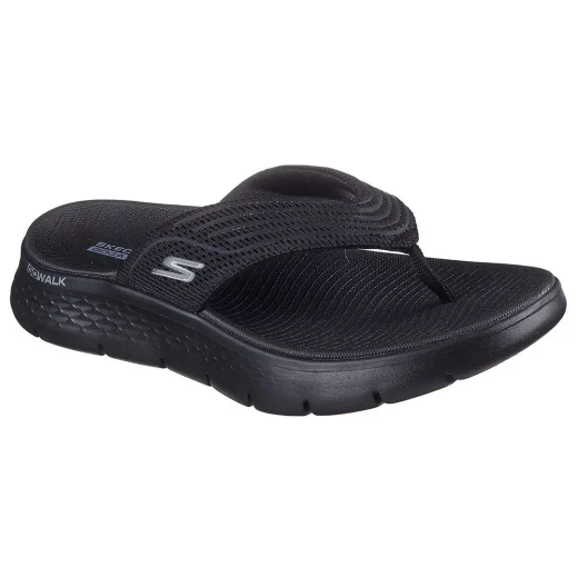 Skechers Men's GOwalk Flex Maverick Sandals Black Size 41 Goga Mat Comfort Ultra Go Cushioning Thong Design - Skechers - Image 3
