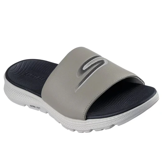 Skechers GO Consistent Sandal 2.0 Men's Taupe Comfort Sandal with Contoured Goga Mat Footbed and ULTRA LIGHT Cushioning Size 41 Performance Sandal for Men - Skechers - Image 3
