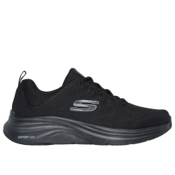 Skechers Men's Vapor Lite Athletic Shoe Black Color Lightweight Comfort Engineered Mesh Upper with Air Cooled Memory Foam Insole Size 41 Vegan Lace Up Vapor Foam Cushioning