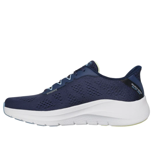 Skechers Arch Fit 2.0 Vortaro Men's Lace Up Vegan Shoes with Removable Arch Fit Insole for All Day Comfort and Support, Engineered Mesh Upper, Cushioned Midsole, Navy Size 40 - Skechers - Image 5