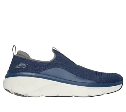 Skechers Men's D'Lux Walker 2.0 Rander Slip On Walking Shoes Navy Blue Size 45. Featuring Air Cooled Memory Foam Insole for Superior Comfort and Support. Skechers Men's D'Lux Walker 2.0 Rander Slip On Walking Shoes Navy Blue Size 45. Featuring Air Cooled Memory Foam Insole for Superior Comfort and Support.