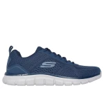 Skechers Men's Track Leshur Athletic Sneakers in Blue 43 Size with Lightweight Mesh and Memory Foam Comfort Insole for Sporty Training and Everyday Wear - Skechers