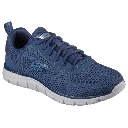 Skechers Track Men's Athletic Shoes Blue 40 Engineered Mesh Upper with Memory Foam Insole Lightweight and Sporty Lace Up Design for Comfortable Training and Everyday Wear - Skechers - Image 3