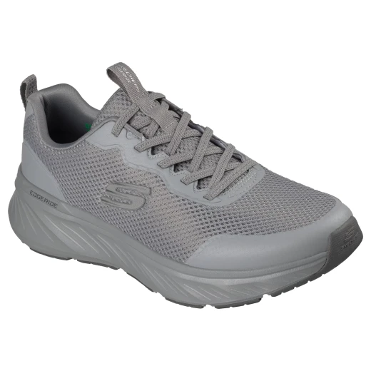 Skechers Edgeride Rekze Men's Athletic Sneakers: Air Cooled Memory Foam, Cushioned Midsole, Recycled Materials, Vegan, Machine Washable, Light Grey Size 44 - Skechers - Image 3