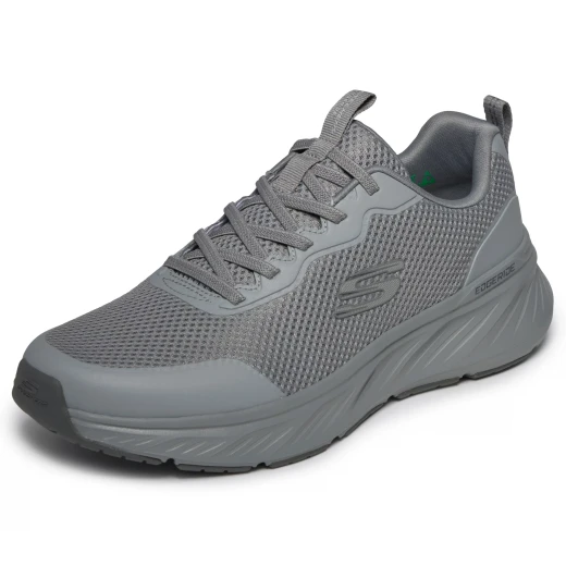 Skechers Edgeride Rekze Men's Athletic Sneakers Light Grey Size 41 Featuring Air Cooled Memory Foam Cushioning and Machine Washable Vegan Design for Eco Friendly Comfort - Skechers - Image 4