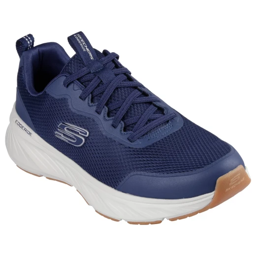Skechers Edgeride Rekze Men's Athletic Sneakers Navy Blue 43 Featuring Air Cooled Memory Foam Cushioning Recycled Materials Vegan Design Machine Washable for Daily Activities - Skechers - Image 3