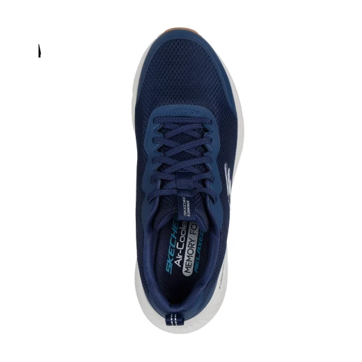 Skechers Edgeride Rekze Men's Athletic Sneakers Navy Size 44 with Air Cooled Memory Foam and Cushioned Midsole Vegan Eco Friendly Machine Washable for Daily Activities - Skechers - Image 5