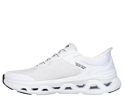 Skechers Men's Glide Step Altus Slip-ins Trainer with Air Cooled Memory Foam Insole and Glide-Step Midsole, White, Size 46, Hands Free Vegan Comfort - Skechers - Image 4