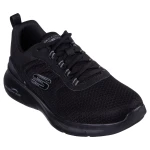 Skechers Men's Skech Air Dynamight 2.0 Durron Vegan Lace Up Sneaker Featuring Mesh Textile Upper Memory Foam Insole Skech Air Midsole Black 40 Size Comfort Footwear - Skechers