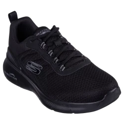 Skechers Men's Skech Air Dynamight 2.0 Durron Vegan Lace Up Sneaker Featuring Mesh Textile Upper Memory Foam Insole Skech Air Midsole Black 40 Size Comfort Footwear