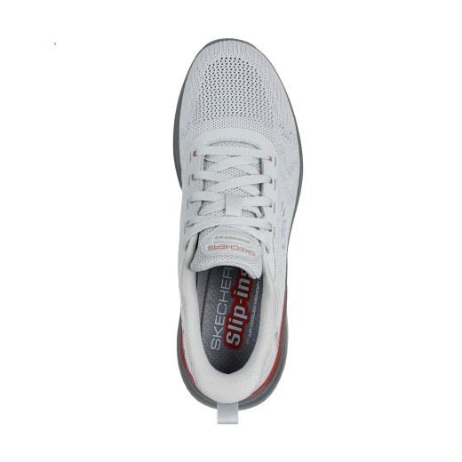 Skechers Men's Bounder 2.0 Almir Hands Free Slip-ins Vegan Sneakers with Breathable Engineered Mesh Upper and Air-Cooled Memory Foam Insole Gray Color Size 40 - Skechers - Image 5