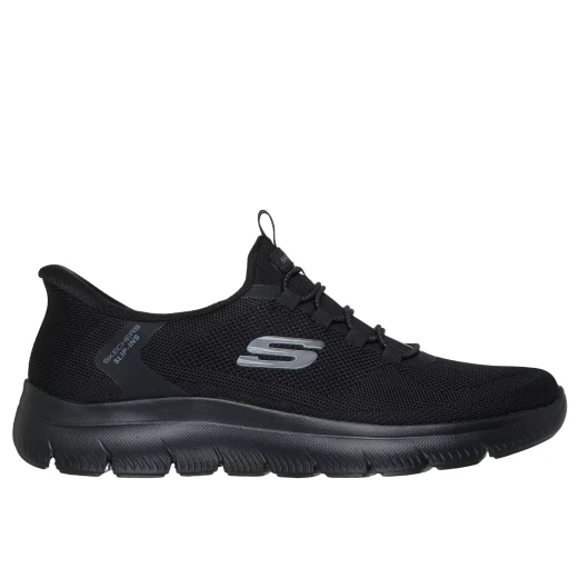 Skechers Men's Summits Dorrez Slip-ins: Effortless Comfort Athletic Style Black Size 42 with Air-Cooled Memory Foam Insole Vegan - Skechers - Image 2