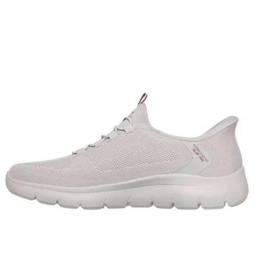 Skechers Men's Summits Dorrez Slip-ins Taupe Vegan Athletic Shoes with Hands Free Technology, Air-Cooled Memory Foam Insole, and Fixed Stretch Laces. Sizes Available: 41 - Skechers - Image 4