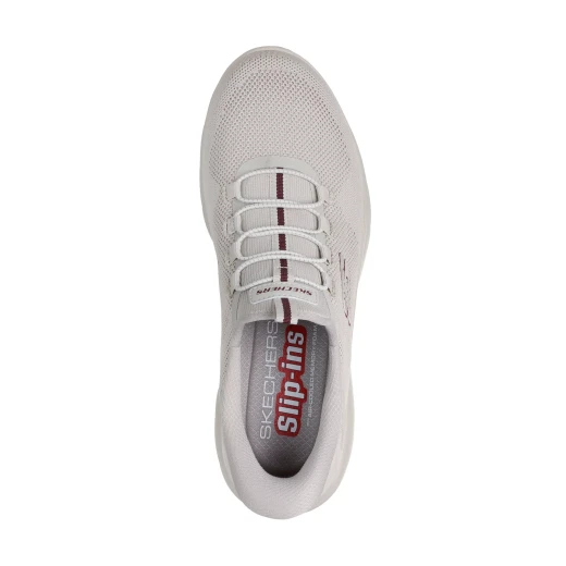 Skechers Men's Summits Dorrez Slip-ins Taupe Vegan Athletic Shoes with Hands Free Technology, Air-Cooled Memory Foam Insole, and Fixed Stretch Laces. Sizes Available: 41 - Skechers - Image 5
