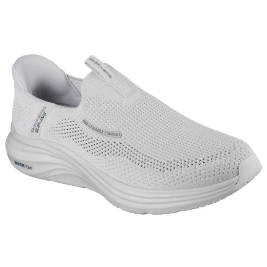 Skechers Men's Vapor Foam Slip-ins Volann Light Gray Laceless Comfort Shoes Featuring Heel Pillow and Air-Cooled Memory Foam Insole Size 42 Lightweight Design - Skechers - Image 3