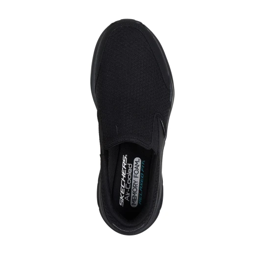 Skechers Men's Equalizer 6.0 Royze Hands Free Slip ins Black Comfort Athletic Shoes Size 41 Featuring Heel Pillow Technology for Ultimate Support and Easy Wear - Skechers - Image 5