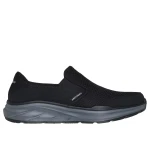 Skechers Men's Equalizer 6.0 Royze Slip-ins Shoes with Hands Free Design and Relaxed Fit for Ultimate Comfort Featuring Heel Pillow Technology, Size 40, Black/Charcoal - Skechers