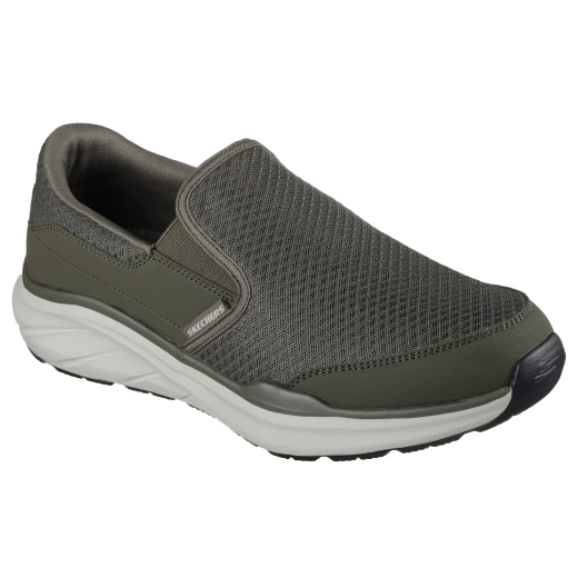 Skechers Men's Equalizer 6.0 Royze Slip-ins Relaxed Fit Olive Green Athletic Shoes Featuring Hands Free Convenience and Heel Pillow Technology Size 41 Comfort Footwear - Skechers - Image 3