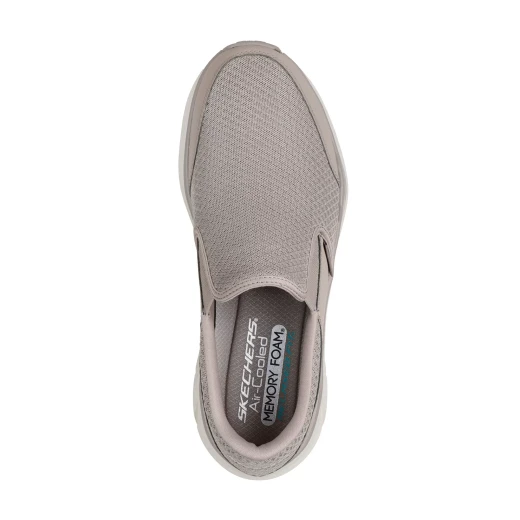 Skechers Men's Equalizer 6.0 Royze Slip-ins Taupe Comfort Shoes with Heel Pillow Technology, Relaxed Fit, and Size 44 for Men's Everyday Wear and Easy On/Off Convenience - Skechers - Image 4