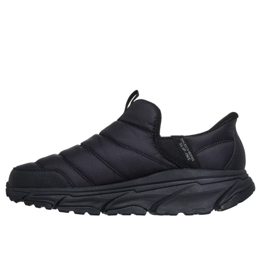 حذاء سكيتشرز للرجال دي لوكس جورني برباط أسود شبكة خفيفة الوزن نعل داخلي من إسفنج ميموري فوم المبرد بالهواء مقاس 42.5 قبضة متينة لراحة يومية - سكيتشرز - Image 5